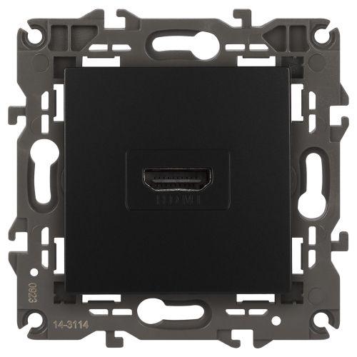 Розетка 14-3114-05 HDMI Elegance антрацит ЭРА Б0034336