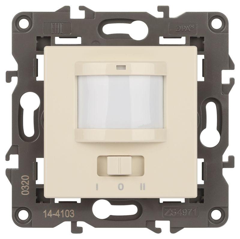 Датчик движения 14-4103-02 2-проводной 180-250В 200Вт Elegance сл. кость ЭРА Б0034353