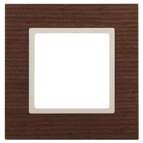 Рамка 1-м 14-5301-09 дерево Elegance дуб+сл. кость ЭРА Б0034568