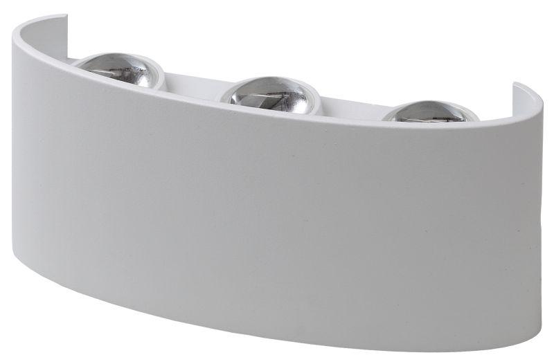 Светильник WL12 WH декор. подсветка светодиод. 6х1Вт IP54 бел. ЭРА Б0034610