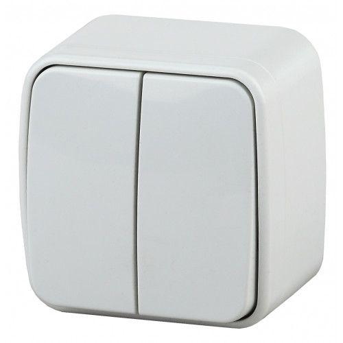 Выключатель 2-кл. ОП Polo 10А IP20 3-104-01 250В бел. Intro Б0036095