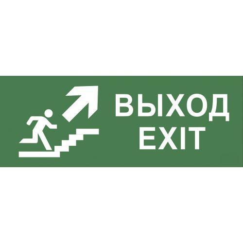 Этикетка самоклеящаяся 350х130мм "Выход/лестница вверх/фигура" SSA-101 INFO-SSA-110 ЭРА Б0048479