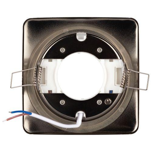 Светильник под лампу Gx53 квадр. 220В 13Вт черн. металл ЭРА Б0048957