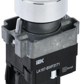 Кнопка LA167-BWF3171 d22мм RC 1НО с подсветкой бел. KARAT IEK BBT20-BWF3171-1-12-67-K01