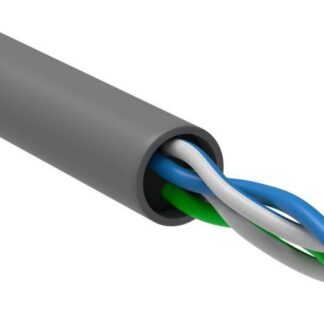 Кабель витая пара U/UTP кат.5E 2 пары PVC 1м сер. (100м) GENERICA BC1-C5E02-111-100-G