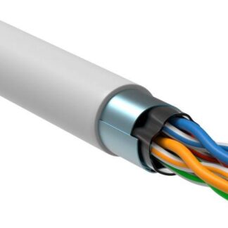 Кабель витая пара F/UTP кат.5E 4 пары LSZH 1м бел. GENERICA BC1-C5E04-328-305-G