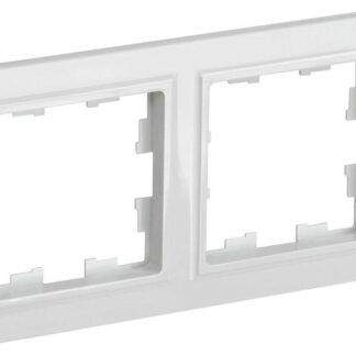 Рамка 2-м Brite РУ-2-БрБ бел. IEK BR-M22-K01-PRO