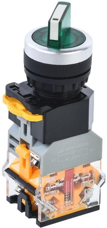 Переключатель D8-11XD2 на 2 полож. 1НО+1НЗ с подсвет. зел. KARAT IEK BSW30-11XD2-3-14-2-K06