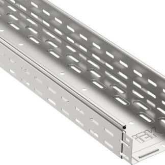 Лоток листовой перфорир. 300х80 L3000 сталь 1мм оцинк. IEK CLP10-080-300-100-3