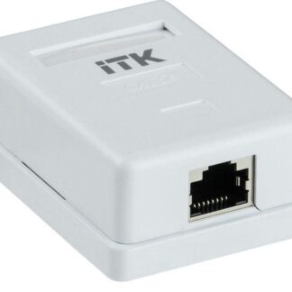 Розетка компьютерная 1-м ОП RJ45 кат.5E FTP ITK CS2-1C5EF-12