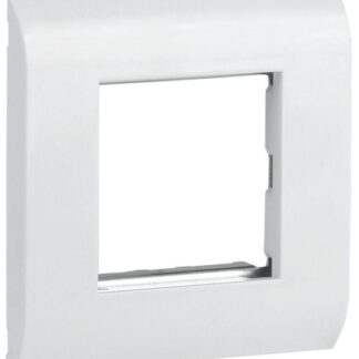 Рамка лицевая для мод. Mosaic 80х80мм метал. суппорт бел. ITK CS5-12M-M