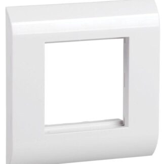 Рамка лицевая для мод. Mosaic 80х80мм пластик. суппорт бел. ITK CS5-12M-P