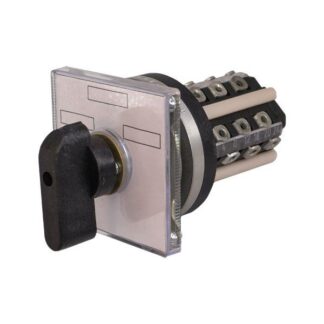 Переключатель ПМОВ-222222/I-Д61 У3 6.3А 380В с самовозвратом 45-0-4град. уст. с монтаж. стороны панели IP10 Электроте...