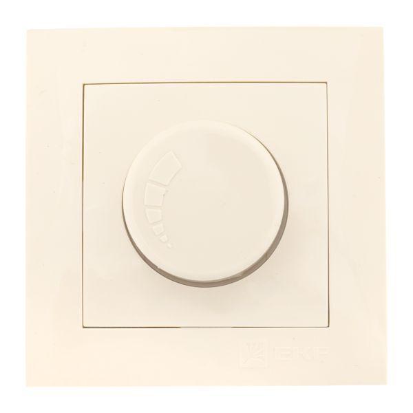 Светорегулятор Валенсия 600Вт 220В крем. PROxima EKF EWD06-101-20