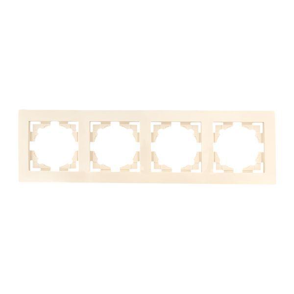 Рамка 4-м Валенсия крем. PROxima EKF EWM-G-304-20