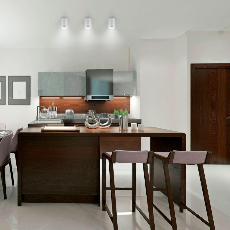 Светильник светодиодный Overhead 12Вт 4100К IP20 920лм 170-240В ДПО цилиндр накладной бел. GAUSS HD011