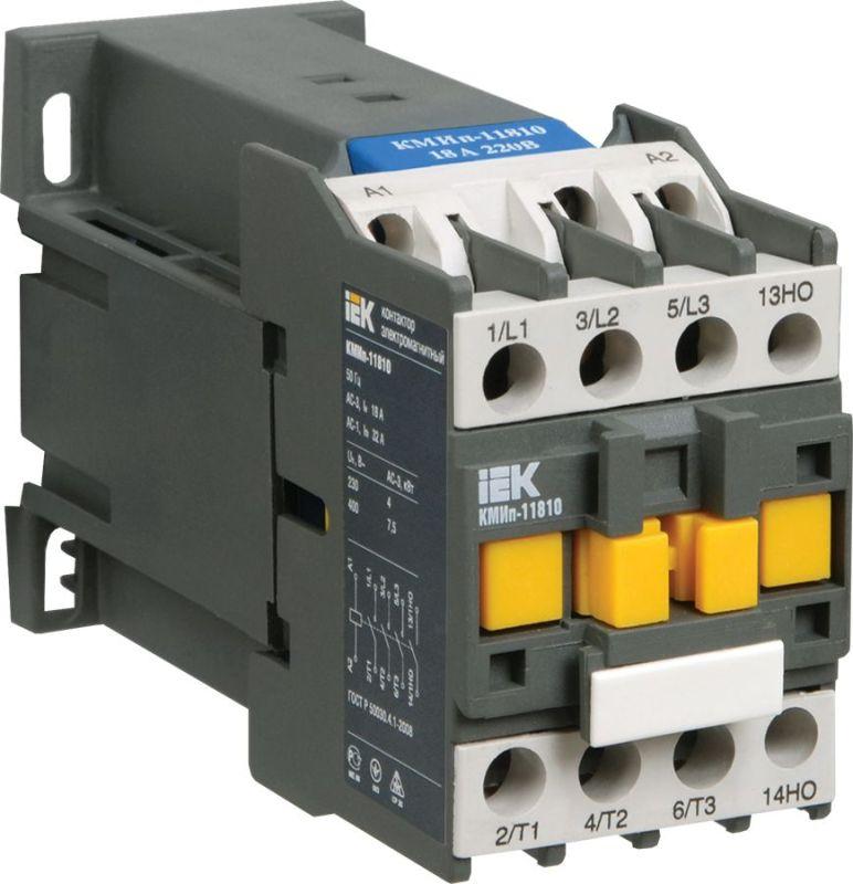 Контактор КМИп-11810 18А 220В/АС3 1НО KARAT IEK KMD11-018-220-10