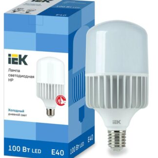 Лампа светодиодная HP 100Вт 230В 6500К E40 IEK LLE-HP-100-230-65-E40