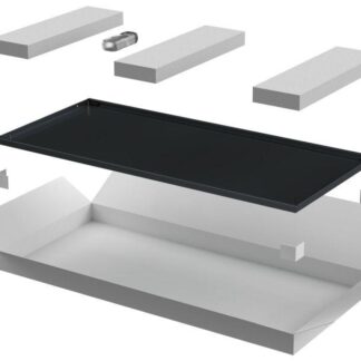 Дверь металлическая для шкафа LINEA N 18U 600мм черн. ITK LN05-18U6X-DM