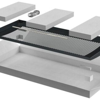 Дверь для шкафа LINEA N 47U 600мм перфорир. черн. ITK LN05-47U6X-DP