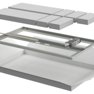 Дверь двустворчатая для шкафа LINEA N 18U 600мм перфорир. сер. ITK LN35-18U6X-D2P