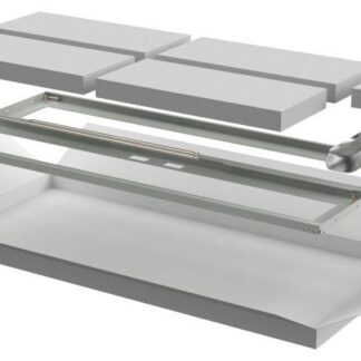 Дверь двустворчатая для шкафа LINEA N 24U 600мм перфорир. сер. ITK LN35-24U6X-D2P