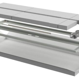 Дверь двустворчатая для шкафа LINEA N 28U 600мм перфорир. сер. ITK LN35-28U6X-D2P