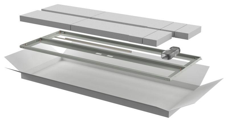 Дверь двустворчатая для шкафа LINEA N 28U 600мм перфорир. сер. ITK LN35-28U6X-D2P