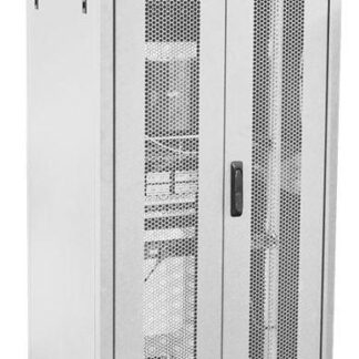 Шкаф сетевой LINEA N 28U 800х800мм распашная перфорир. передн. дверь; задн. перфорир. сер ITK LN35-28U88-2PP