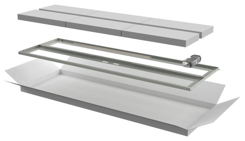 Дверь двустворчатая для шкафа LINEA N 33U 600мм перфорир. сер. ITK LN35-33U6X-D2P