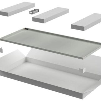 Дверь металлическая для шкафа LINEA N 33U 600мм сер. ITK LN35-33U6X-DM