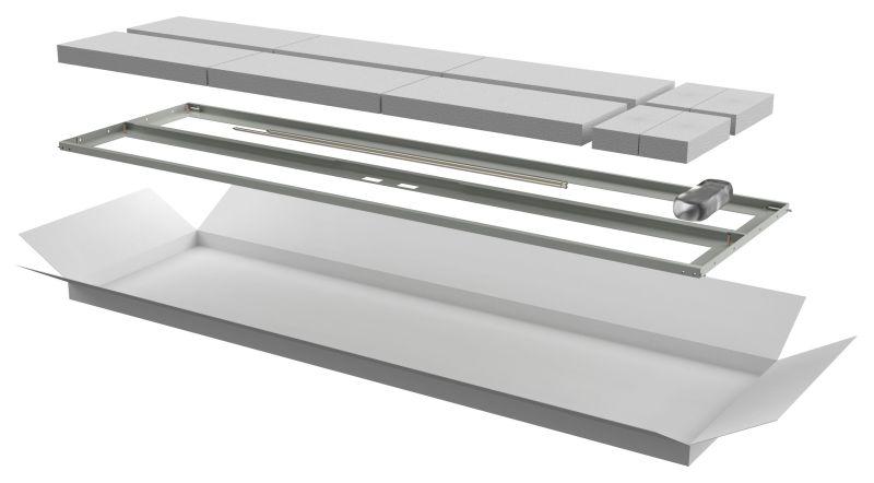 Дверь двустворчатая для шкафа LINEA N 38U 600мм перфорир. сер. ITK LN35-38U6X-D2P