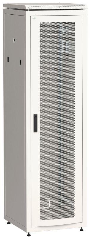 Шкаф сетевой LINEA N 19дюйм 47U 600х600мм перфорир. передн. дверь сер. ITK LN35-47U66-P
