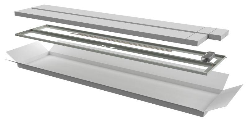 Дверь двустворчатая для шкафа LINEA N 47U 600мм перфорир. сер. ITK LN35-47U6X-D2P