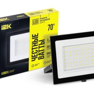 Прожектор светодиодный СДО 06-70 IP65 4000К черн. IEK LPDO601-070-40-K02