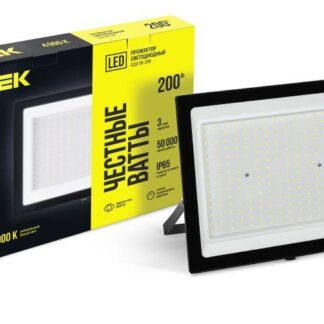 Прожектор светодиодный СДО 06-200 IP65 4000К черн. IEK LPDO601-200-40-K02