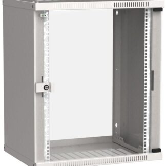 Шкаф LINEA WE 15U 600x450мм дверь стекло сер. ITK LWE3-15U64-GF