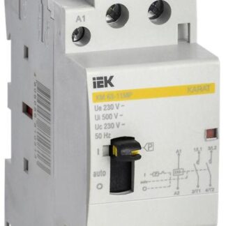 Контактор модульный КМ63-11МР AC с ручным управ. KARAT IEK MKK12-63-11