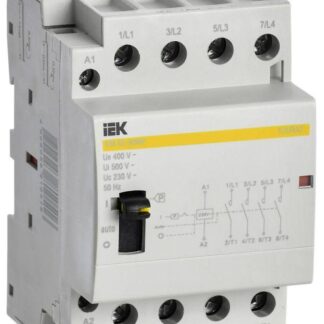 Контактор модульный КМ63-40МР AC с ручным управ. KARAT IEK MKK22-63-40