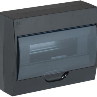 Корпус навесной ЩРН-П-12 Krepta 3 IP41 пластик. черн. IEK MKP12-N-12-41-K02