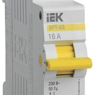 Выключатель-разъединитель трехпозиционный 1п ВРТ-63 16А KARAT IEK MPR10-1-016