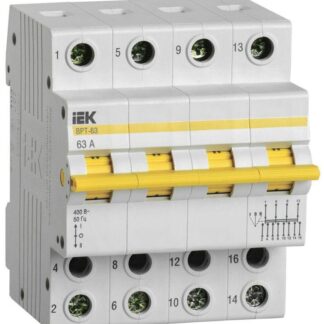 Выключатель-разъединитель трехпозиционный 4п ВРТ-63 63А KARAT IEK MPR10-4-063