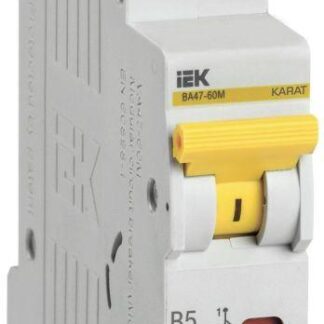 Выключатель автоматический модульный 1п B 5А 6кА ВА47-60M KARAT IEK MVA31-1-005-B