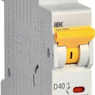 Выключатель автоматический модульный 1п D 40А 6кА ВА47-60МА без тепл. расцеп. KARAT IEK MVA33-1-040-D