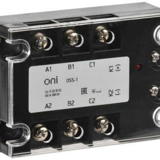 Реле твердотельное OSS-1 60А 380В AC 3-32В DC ONI OSS-1-3-60-B