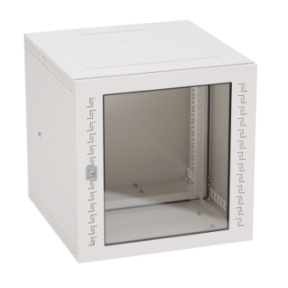 Шкаф телекоммуникационный навесной 16U (800х600х650) дверь стекло RAL7035 DKC R5STI1665GS