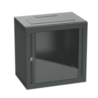 Шкаф телекоммуникационный навесной 20U 1000х600х400 дверь стекло RAL9005 DKC R5STI2040GSB