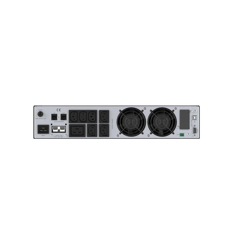 Источник бесперебойного питания онлайн для Small Rackmount 3000В.А/2700Вт 1/1 8хIEC C13 EPO USB RS-232 Rack 2U без АК...