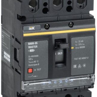 Выключатель автоматический 3п 250А 35кА ВА88-35 MASTER электр. расцеп. IEK SVA31-3-0250-02