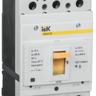 Выключатель автоматический 3п 315А 35кА ВА44-37 IEK SVA4410-3-0315-35